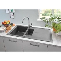 GROHE Evier composite avec égouttoir K400 1000 x 500 mm Gris granite