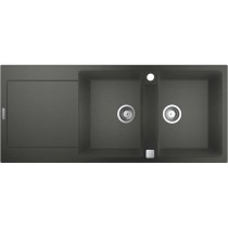 GROHE Evier composite avec égouttoir K500 1160 x 500 mm Gris granite