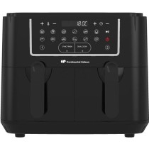 Airfryer Friteuse a Air Sans huile CONTINENTAL EDISON - RFRSH24002CB - 9 L - Double bacs - 2400W - Noir