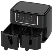 Airfryer Friteuse a Air Sans huile CONTINENTAL EDISON - RFRSH24002CB - 9 L - Double bacs - 2400W - Noir