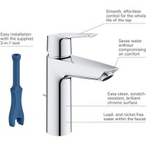 Mitigeur monocommande Lavabo GROHE - Taille M - Finition Chromé - Eco