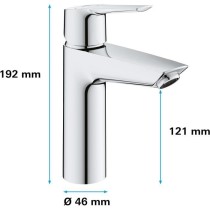 Mitigeur monocommande Lavabo GROHE - Taille M - Economie d'eau - Chrom