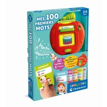 CLEMENTONI - Mes 100 premiers mots Bilingue - Jouets éducatifs - 2 modes de jeux : Quiz et découverte - Sons et comptines