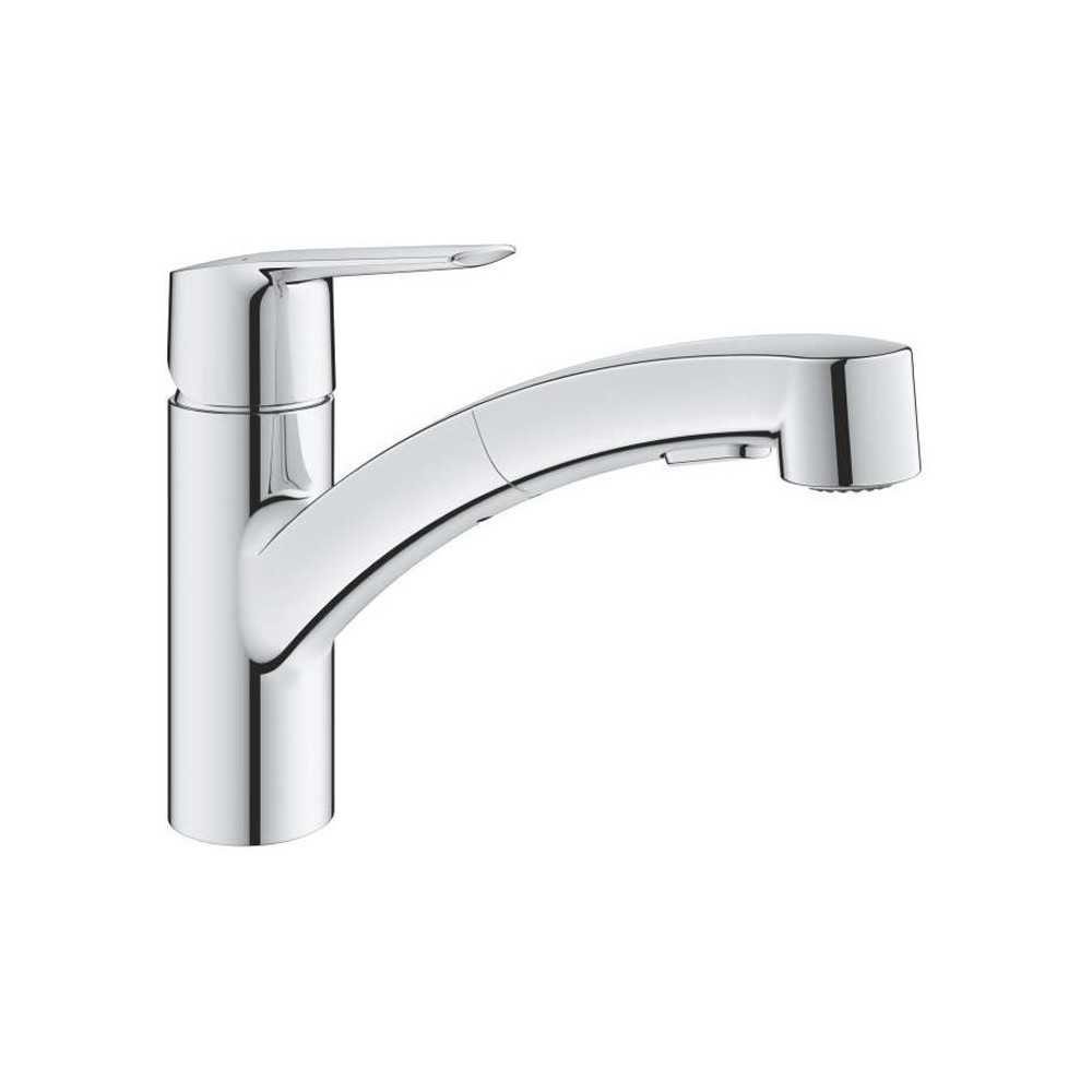 GROHE QUICKFIX Start Robinet de cuisine évier, douchette extractible,