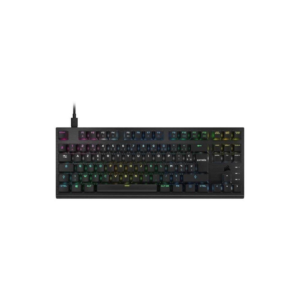 Clavier Corsair gaming mécanique-optique K60 RGB PRO TKL OPX