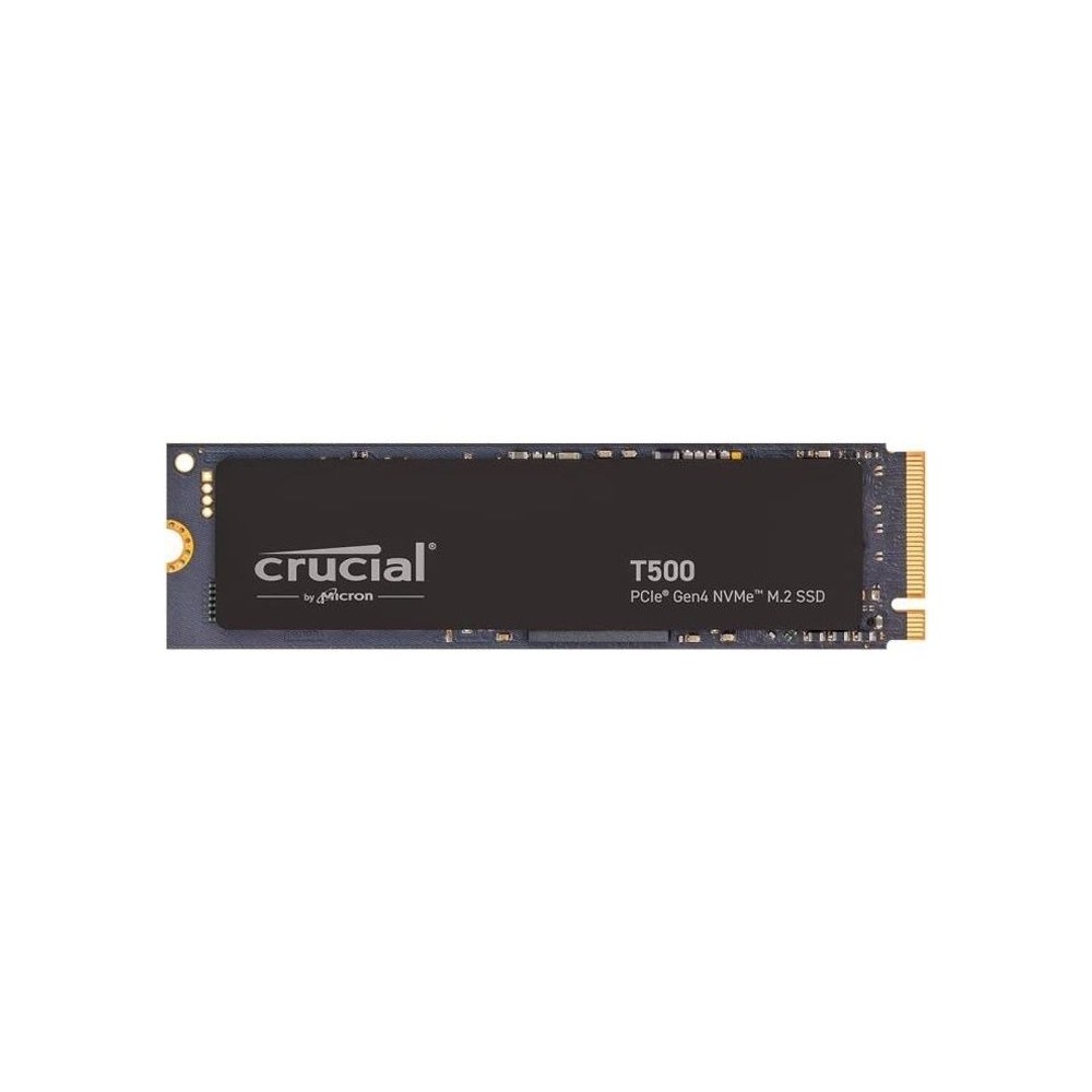 Crucial T500 SSD 2 To PCIe Gen4 NVMe M.2 SSD Interne Gaming, jusqu'a 7200Mo/s, Disque Dur SSD- CT2000T500SSD8