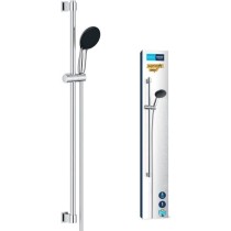 Ensemble de douche avec pommeau 1 jet, barre 90cm et flexible - GROHE