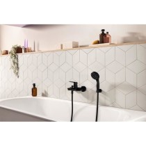 Mitigeur monocommande bain/douche - GROHE Start - Noir mat - Montage m