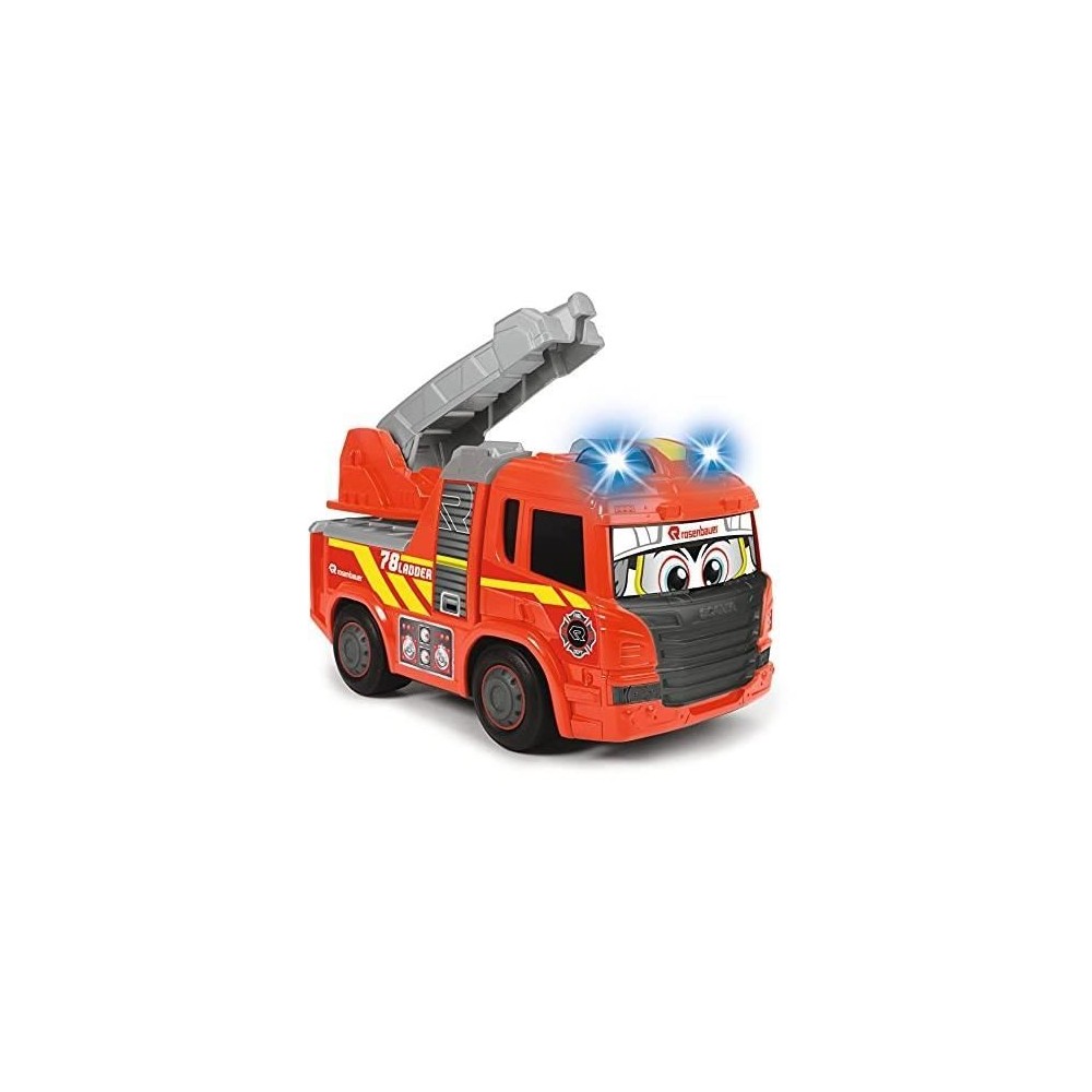 Camion de Pompier Dickie Toys - Ferdy Fire - 25 cm - Effet lumineux et sonores - A partir de 2 ans