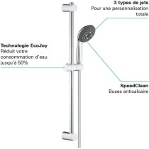 Ensemble de douche 3 jets avec barre - GROHE - Vitalio Start 100 - Chr