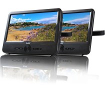 Lecteur DVD portable DJIX PVS906-50SM 9 - Double écran - Autonomie 2h - Noir