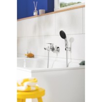 Ensemble de douche avec pommeau 2 jets, support et flexible - GROHE Vi