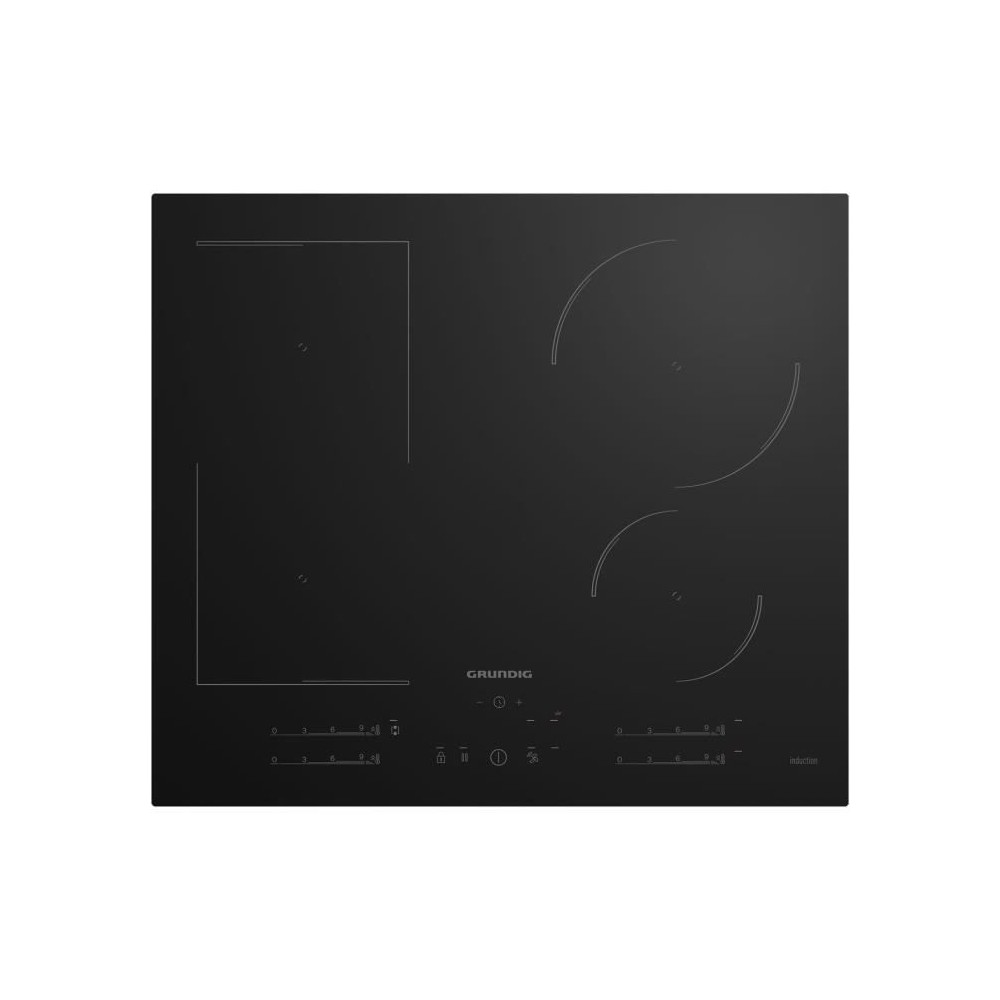 Plaque de cuisson induction GRUNDIG - 4 feux - 60 cm - GIEI627474PN