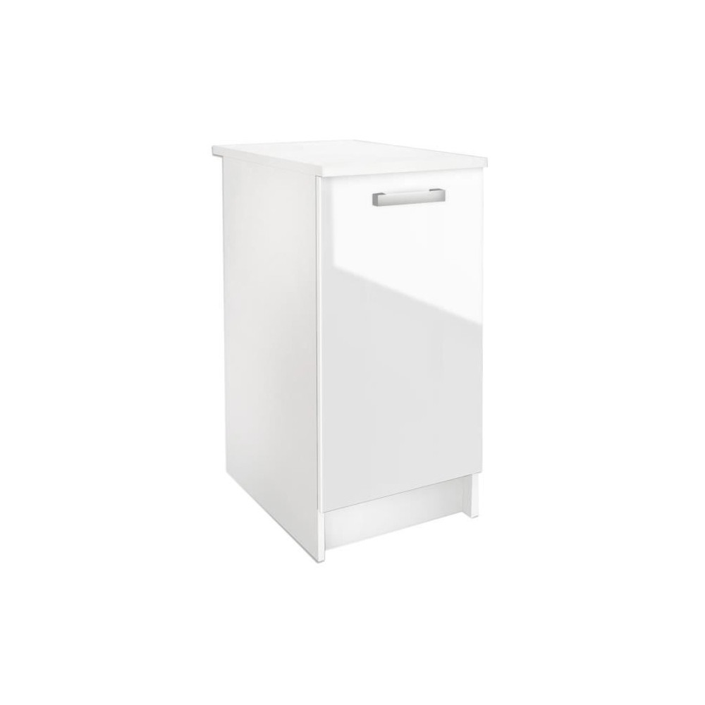 START Caisson bas de cuisine L 40 cm - Blanc brillant