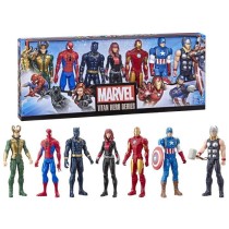 Maxi Pack Avengers 7 figurines de 30 cm, 5 accessoires, Marvel Avenger