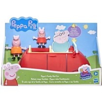 Voiture rouge familiale Peppa Pig - Jouet préscolaire avec figurines