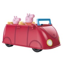 Voiture rouge familiale Peppa Pig - Jouet préscolaire avec figurines