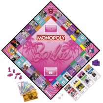 Monopoly : édition Barbie, jeu de plateau pour 2 a 6 joueurs, jeux