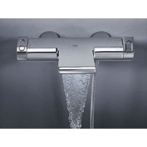 GROHE Mitigeur mural thermostatique bain/douche ½ Grohtherm 2000 34174001 - Jet cascade - Limiteur de température - Economie d