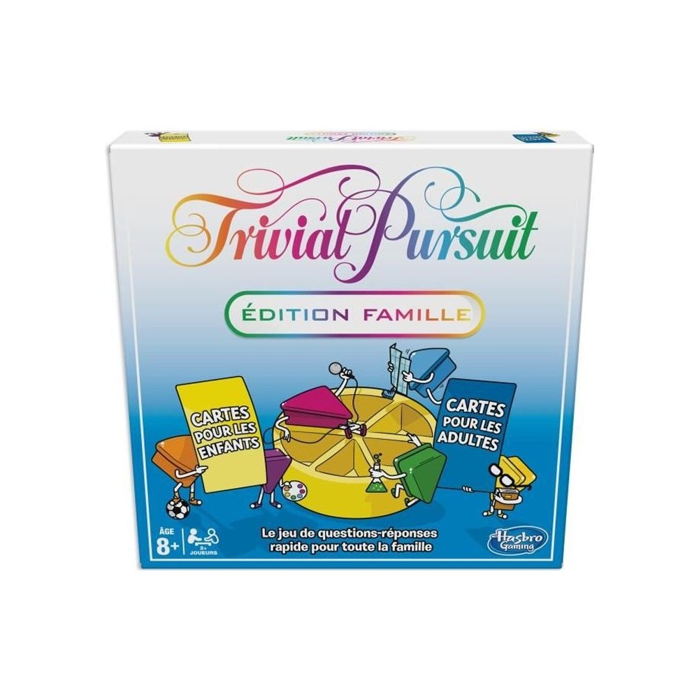 Trivial Pursuit - Famille - Jeu de societe de reflexion - Jeu de plate