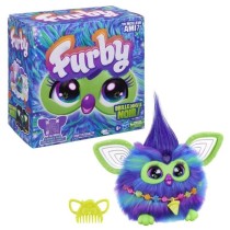 Furby Galaxie, peluche activée par la voix brille dans le noir, jouet