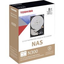 Disque Dur Interne - TOSHIBA - NAS N300 - 8To - 7200 tr/min - 3.5 Boit