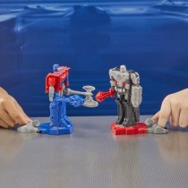 Pack de 2 figurines Optimus Prime (Orion Pax) et Megatron (D-16) de 11 cm, jouets des 6 ans, Transformers One Robot Battlers