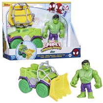 Spidey Coffret Camion démolisseur Hulk, véhicule avec figurine de 10 cm, jouets des 3 ans, Spidey et ses Amis Extraordinaire