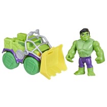 Spidey Coffret Camion démolisseur Hulk, véhicule avec figurine de 10 cm, jouets des 3 ans, Spidey et ses Amis Extraordinaire