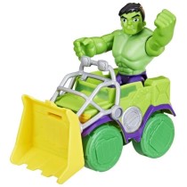 Spidey Coffret Camion démolisseur Hulk, véhicule avec figurine de 10 cm, jouets des 3 ans, Spidey et ses Amis Extraordinaire