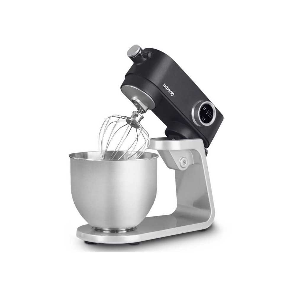 Robot pâtissier - H.Koenig - KM120 - 800 W - Bol inox 5 L - 8 vitesse