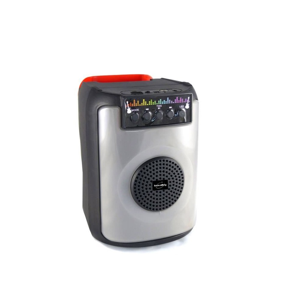 INOVALLEY FIRE01 - Enceinte Karaoké - Bluetooth V5.0 - 40 W