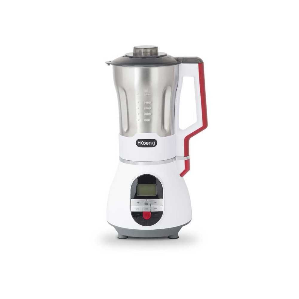 Blender chauffant - H.Koenig - MXC36 - 900 W - 1,4 L - Inox - 3 vitess