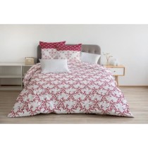 Parure de couette HOME LINGE PASSION FRISE - Bordeaux - 100% Coton 57