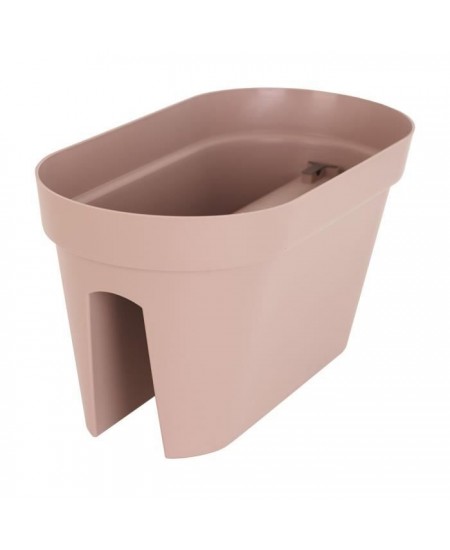 ARTEVASI Jardinière pour balcon Capri - 30 x 60 x H 30 cm - 26,8 L - Gris taupe