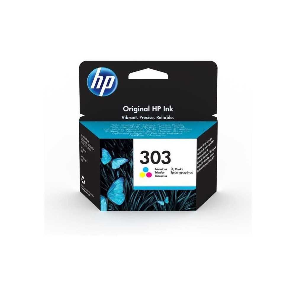 HP 303 Cartouche d'encre trois couleurs authentique (T6N01AE) pour HP