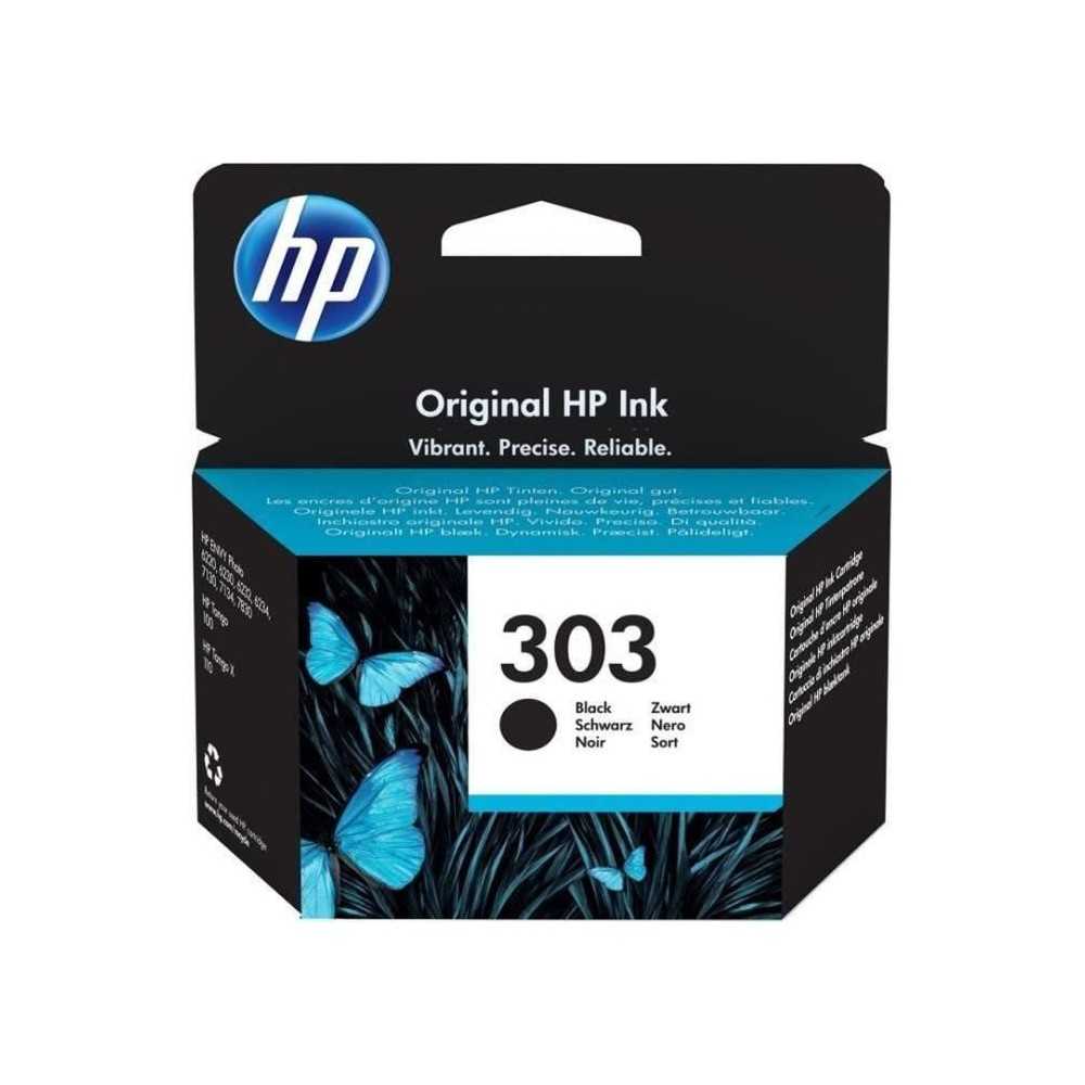 HP 303 Cartouche d'encre noire authentique (T6N02AE) pour HP Envy Phot