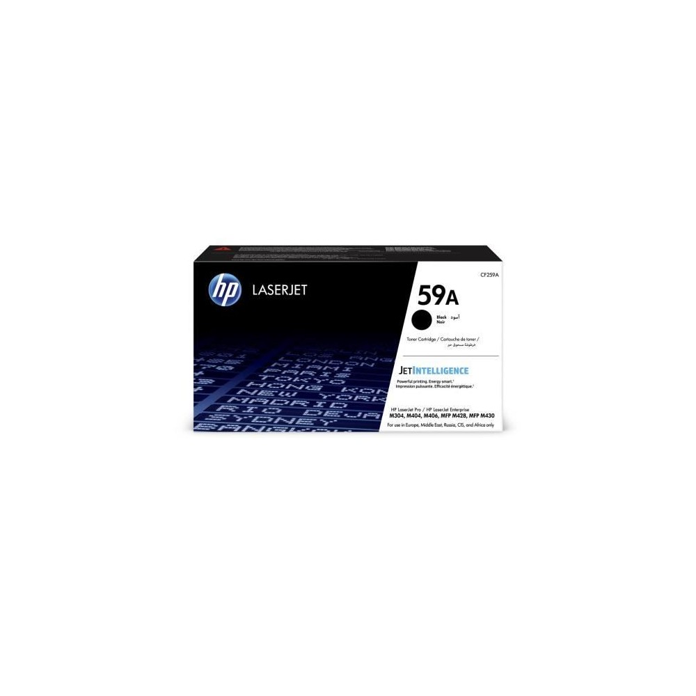 HP 59A Cartouche de toner noir LaserJet authentique (CF259A) pour Lase