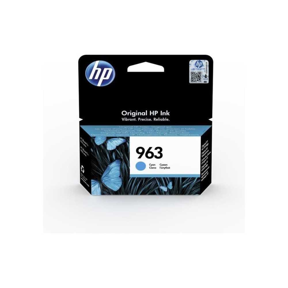 Cartouche d'encre cyan HP 963 authentique (3JA23AE) pour HP OfficeJet