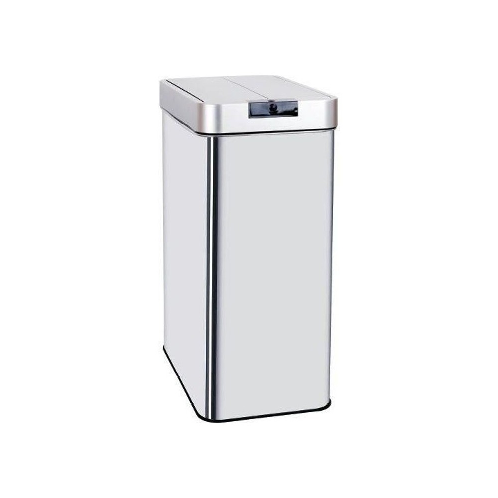 KITCHEN MOVE Poubelle automatique SILVERLAKE - 60L - Inox avec cerclage