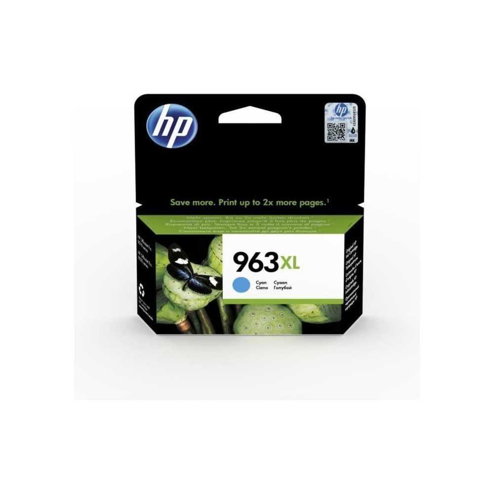 HP 963 XL Cartouche d'encre cyan grande capacité authentique (3JA27AE