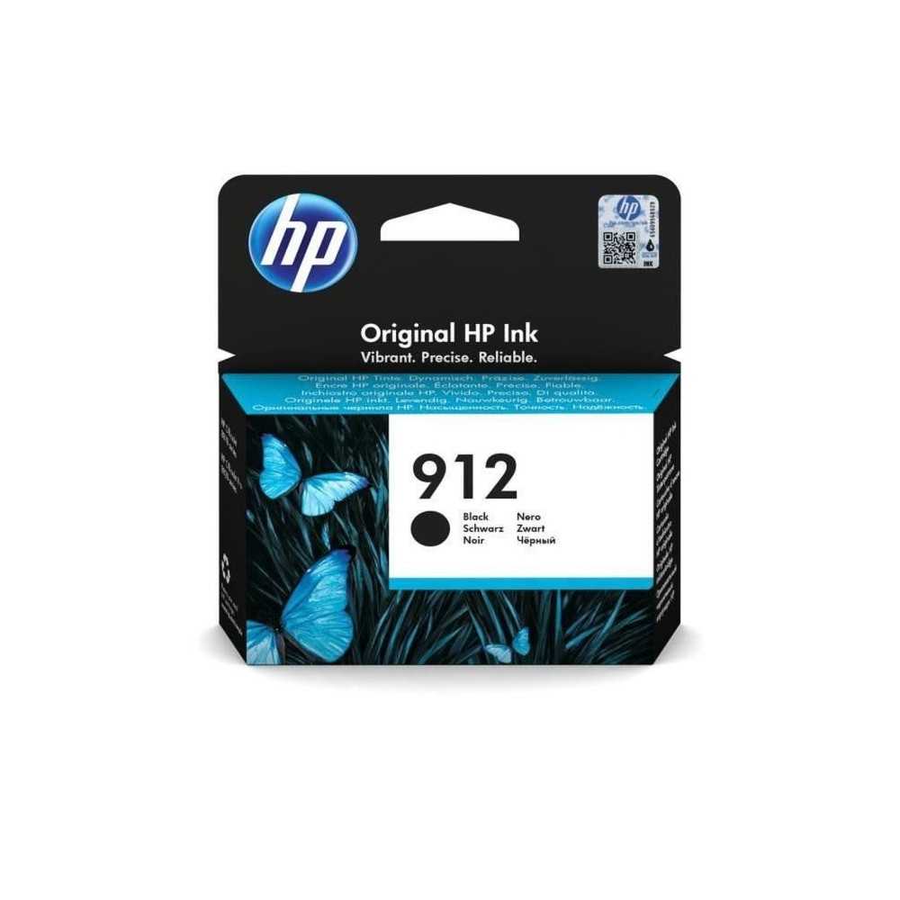 HP 912 Cartouche d'encre noire authentique (3YL80AE) pour HP OfficeJet