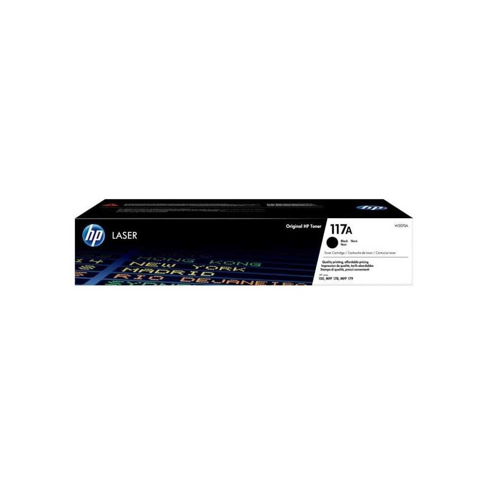 Cartouche de toner noir HP 117A W2070A pour imprimantes Laser 150 et m