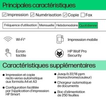 Imprimante HP OfficeJet Pro 9720e A3 Tout-en-un recto-verso, 3 mois In