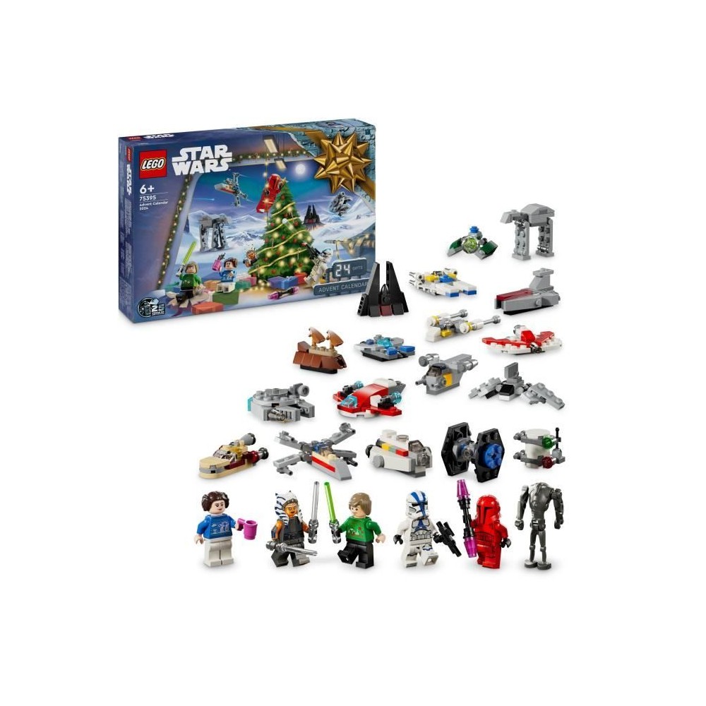 LEGO Star Wars 75395 Le Calendrier de l'Avent 2024 - Set a Construire Idée Cadeau de Noël