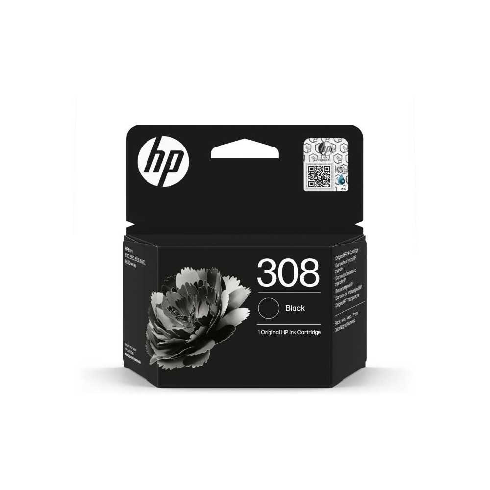 Cartouche d'encre HP 308 authentique noir (7FP21UE) pour HP Envy 6110,