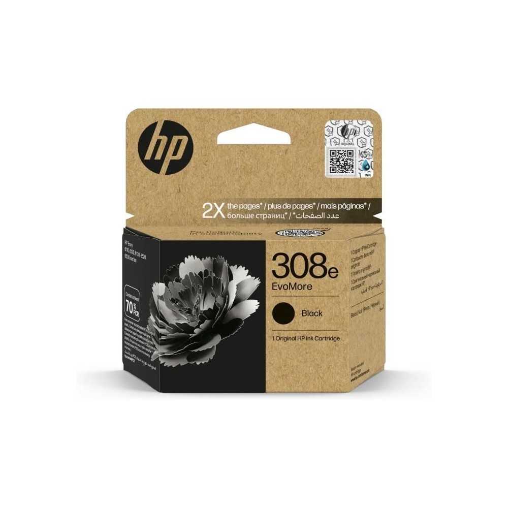 Cartouche d'encre HP 308e authentique Noir EvoMore (7FP22UE) pour HP E