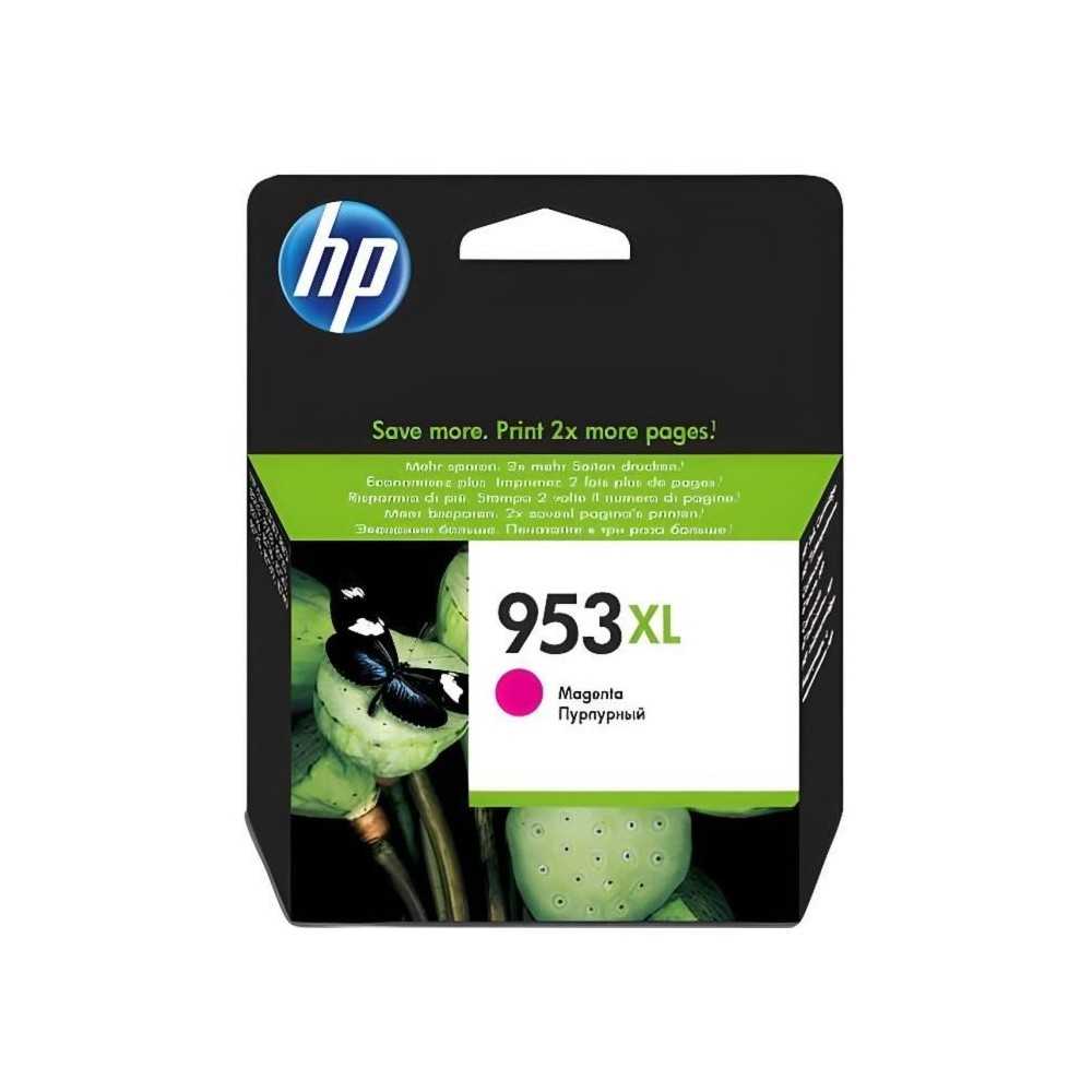 HP 953XL Cartouche d'encre magenta grande capacité authentique (F6U17