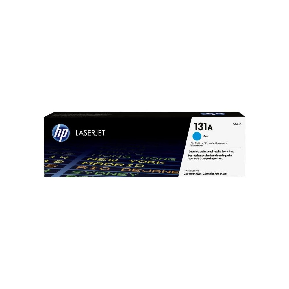 Cartouche Toner Authentique HP Cyan 131A CF211A - Pour LaserJet Pro M2