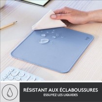 Tapis de souris - Logitech - Série Studio - Glissement facile - Bleu Gris